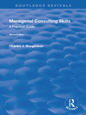 cover image of Managerial Consulting Skills